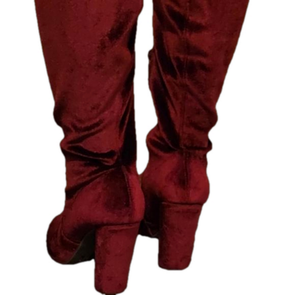 ☆☆ Host Pick☆Philipa Over the Knee Velour Boot - Picture 3 of 11